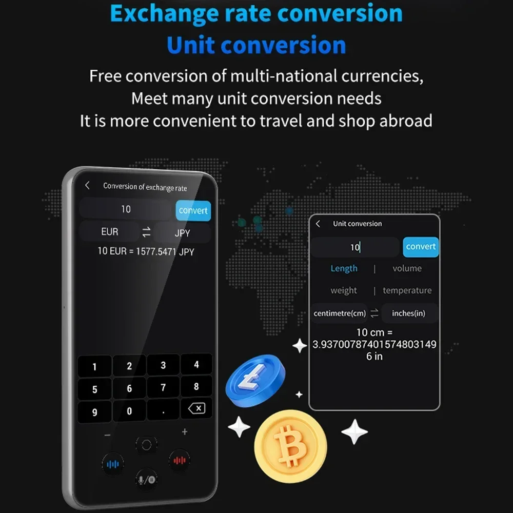 

Portable Language Translator Device 138 Languages Voice Translating Offline Translation Simultaneous 2025 Translate Gift NEW