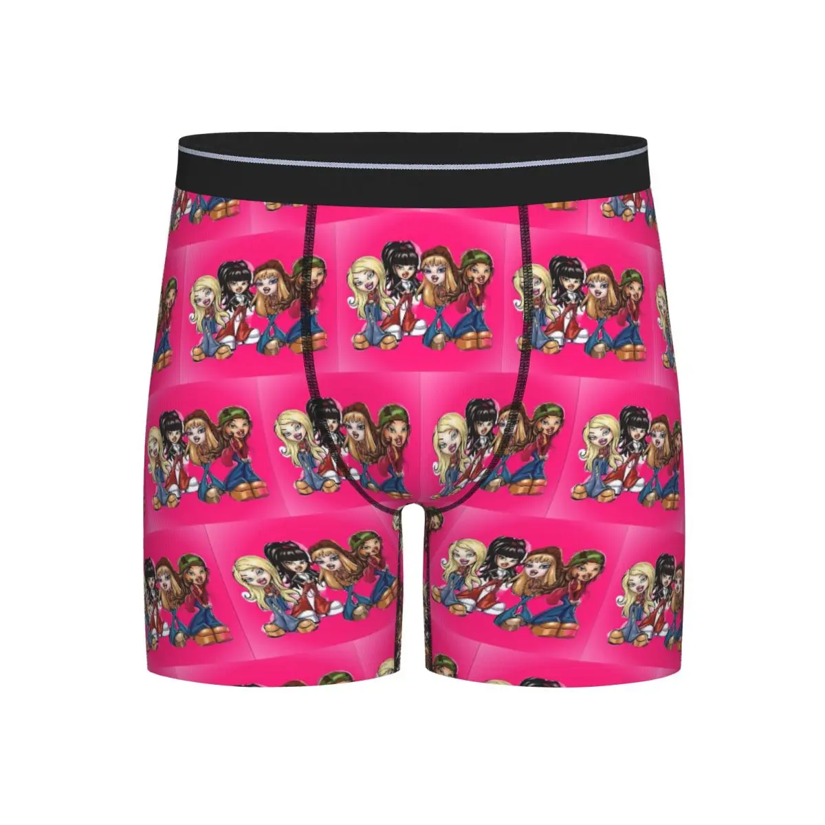 

Длинные трусы-боксеры, шорты, кукольные трусы Bratzs, мужское дышащее нижнее белье для Homme, мужской подарок бойфренду