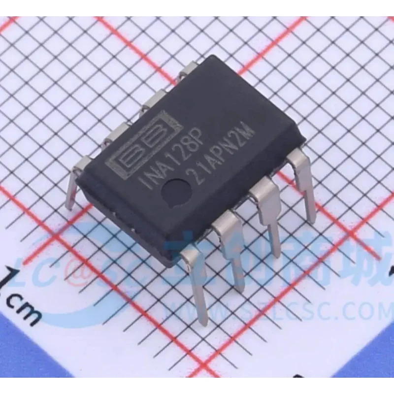 2PCS INA128P INA128PA DIP8 100% New original Chipset IC Electronic Component SMD