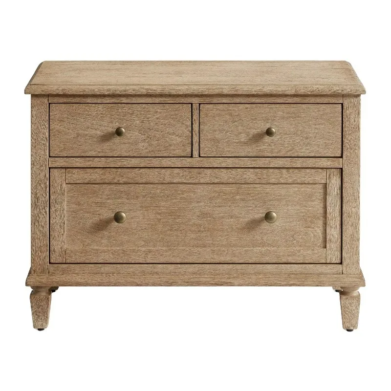 American Country-style Vintage Solid Wood Nightstand, Direct From Factory with Large Customizations Available