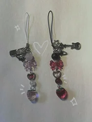 Y2K Jewelry Handmade Nana Matching Keychain