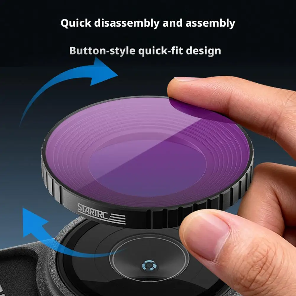 مجموعة فلاتر العدسة لـ DJI Osmo Nano - تتضمن مرشح كثافة محايدة ND وفلتر مستقطب CPL، وصول كاميرا الحركة الأساسية #3