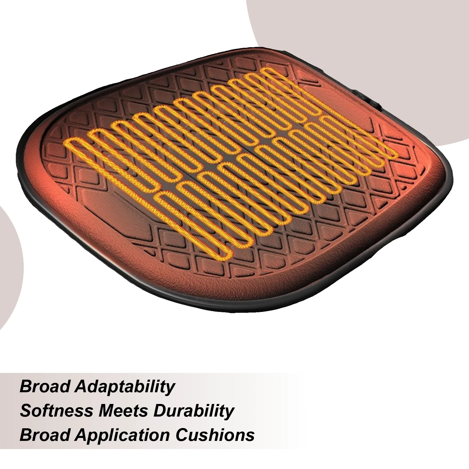 

Car Seat Cushions For Driving Vehicle Interior Accessories Winter Auto Seat Mat For Urban Driving Daily Commute Road Trips