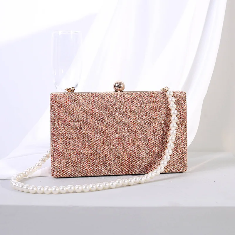 Clutch Abend tasche weibliche Strass ins Mode Frauen Clutch Geldbörse Perle Perle Party