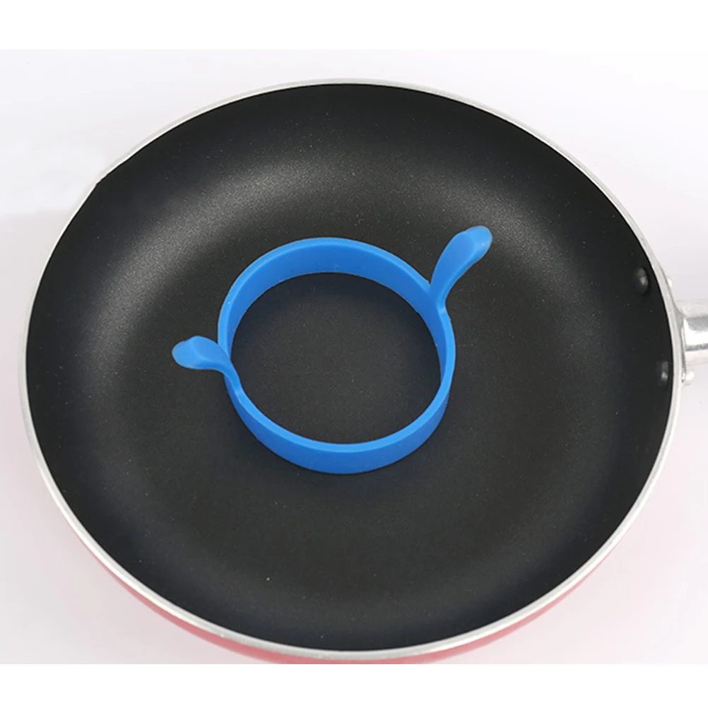 

Egg Omelet Frying Pan Kitchen Fue Stand Steamed Pancake Mold Cooker Silicone Low Profile Non Stick Ring Poached Eggs Boiler