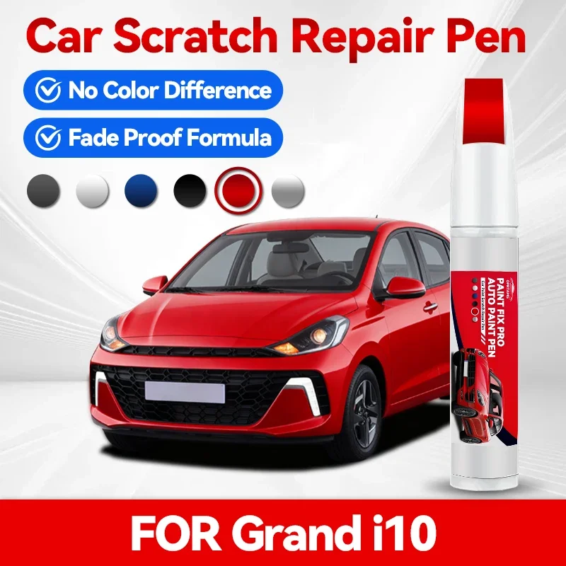 

Ремонтный карандаш для покраски Hyundai Grand i10 1996-2026, средство для удаления царапин, аксессуары для авто, черный цвет