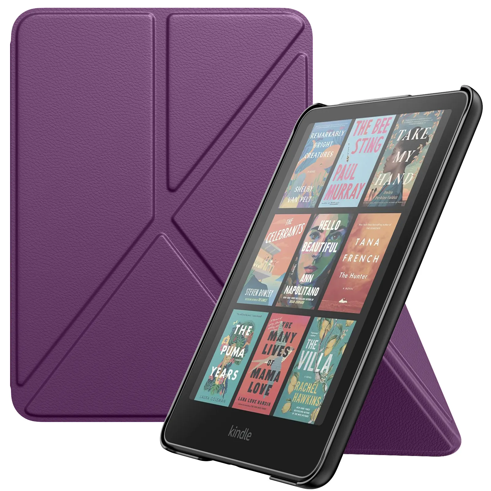 Étui pour Kindle Paperwhite 7 pouces 12e génération 2025/2026 et Kindle Colorsoft 2024/2025, coque de protection avec dos magnétique en PC