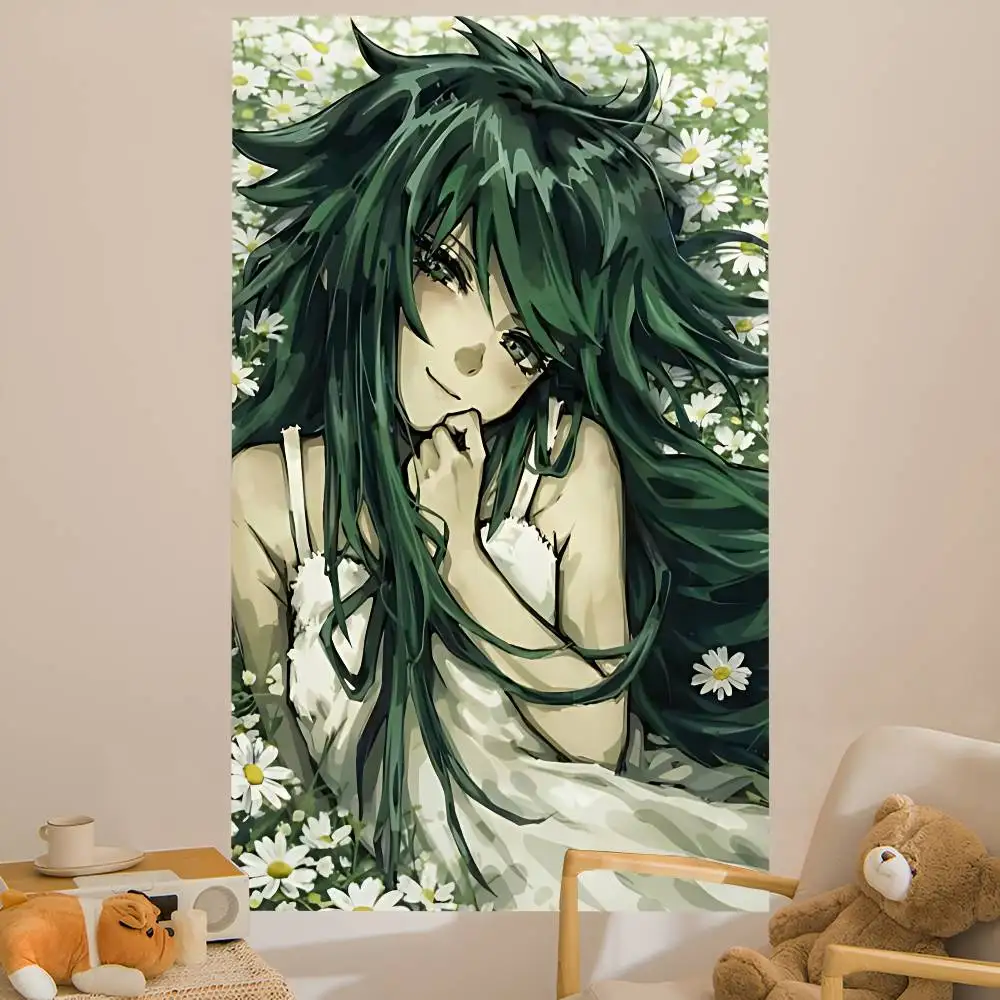 Saya No Uta The Song Of Saya Chart Tapestry Art Science Fiction Room Home Decor Cheap Hippie Wall Hanging