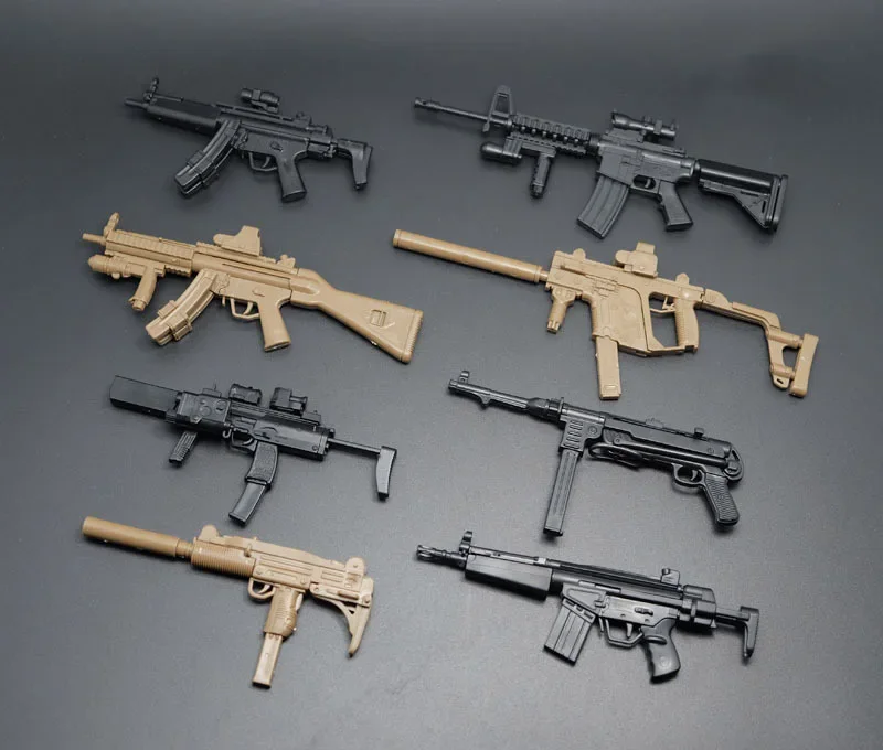 1:6 Lắp Ráp Súng 1 / 6 Vũ Khí Mẫu MP5 MP40 MP7 U Châu Tiểu Liên Nhựa Quân Sự Mô Phỏng Đồ Chơi Màu Sắc Ngẫu Nhiên