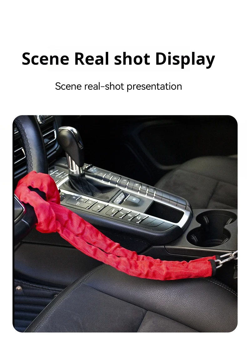 

Универсальный замок на руль - противоугонное выдвижное устройство безопасности автомобиля, крепеж для ремня безопасности автомобиля и внедорожника