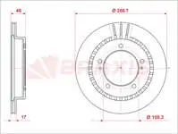 Store code: AE0944 for brake disc ON VITARA 88 98 JIMNY III 03