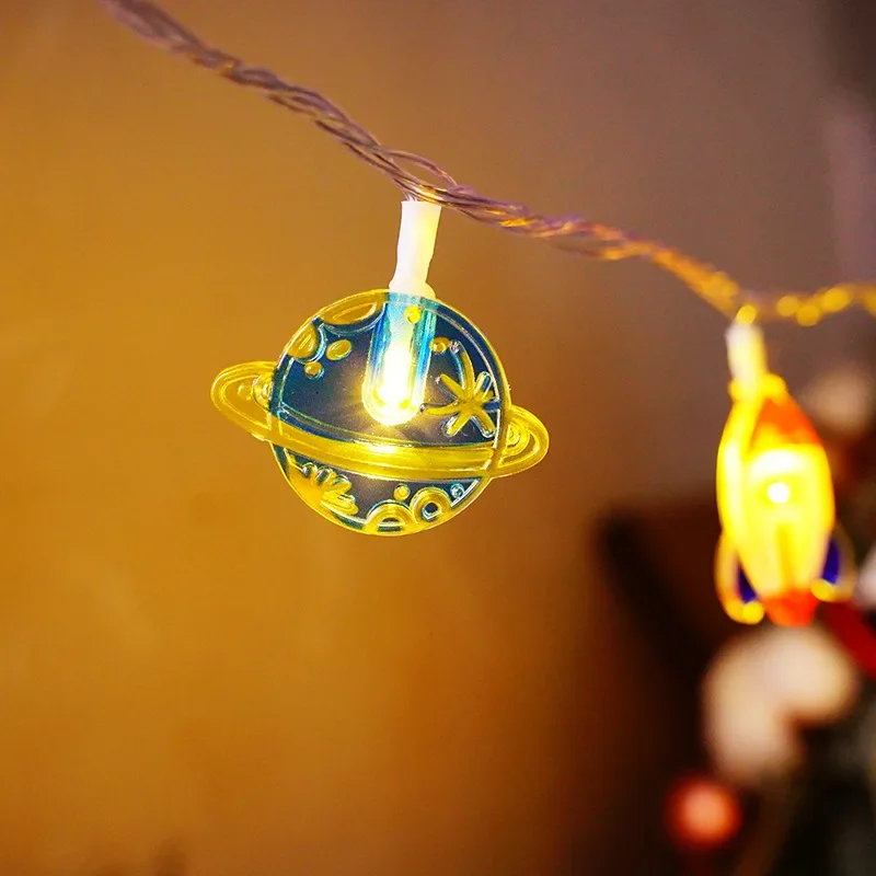 LED Unicorn Cute Rainbow String Lights Battery Operated for Bedroom Atmosphere Kids Tent Decor Fairy Light Garland for Party