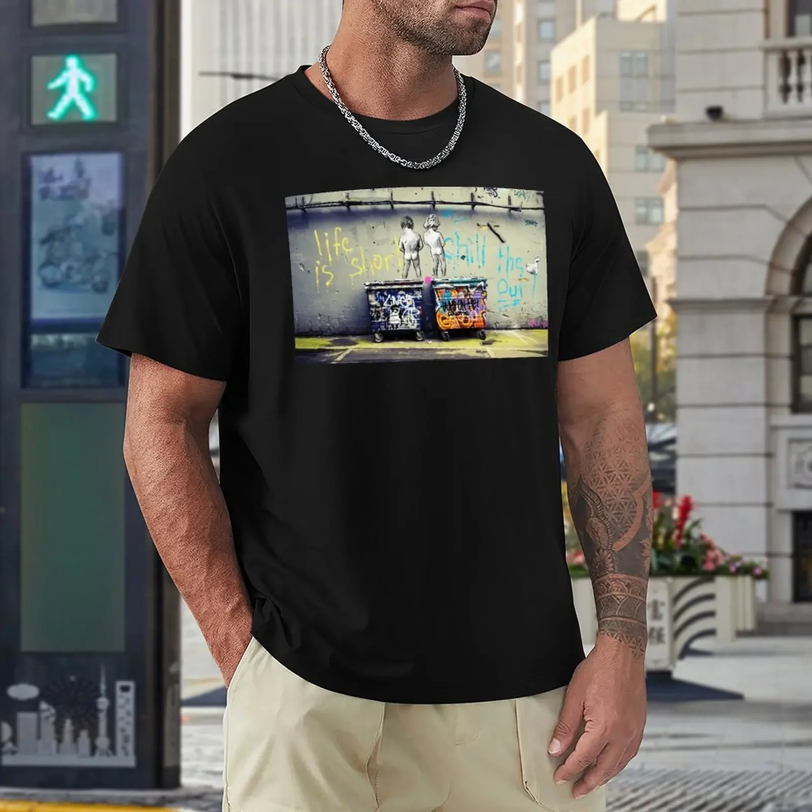 

Бэнкси охлаждение утка на продажу футболки смешная графическая Футболка Harajuku смешная саркастическая домашняя европейский размер