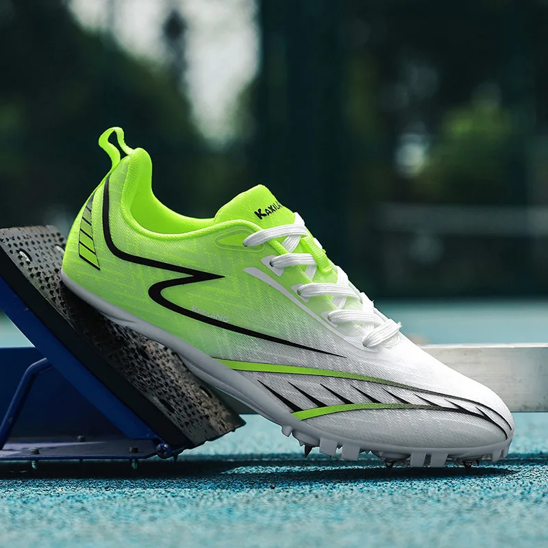 

Summer Track Field Shoes Men Outdoor Sprinting Spikes Shoes Man Sport Studded Running Shoes Ladies Trainers zapatillas de hombre