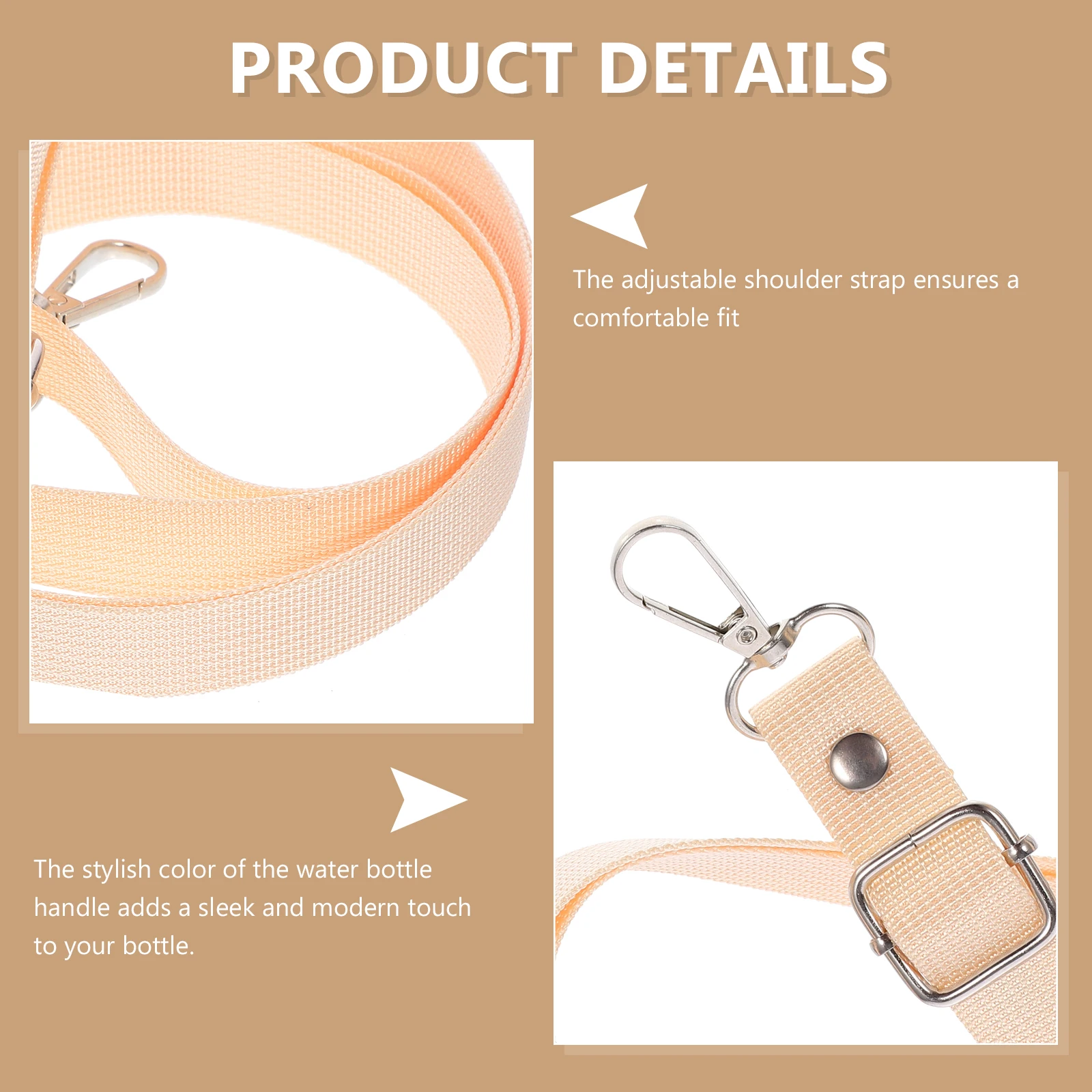 

Adjustable Silicone Handle Shoulder Durable Outdoor Carrier Lanyard Hiking Travel Kettle Sling Strap Holder Portable Holder For