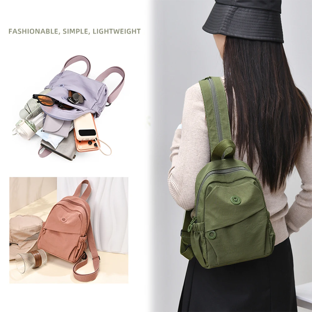 mochila-mini-de-ombro-Unico-em-cor-solida-com-design-em-nylon-bolsa-de-peito-pequena-simples-e-leve