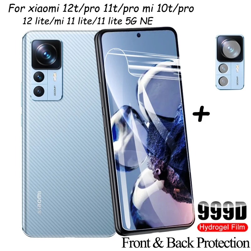 

Hydrogel Film For xiaomi 12t pro Screen Protector xiaomi 12 t 11t mi 10t mi 11 lite 5g ne protector hidrogel For xiomi 12t Clear lamina hidrogel xiaomi12t pro Accessories Not Glass xiaomi12 t pro