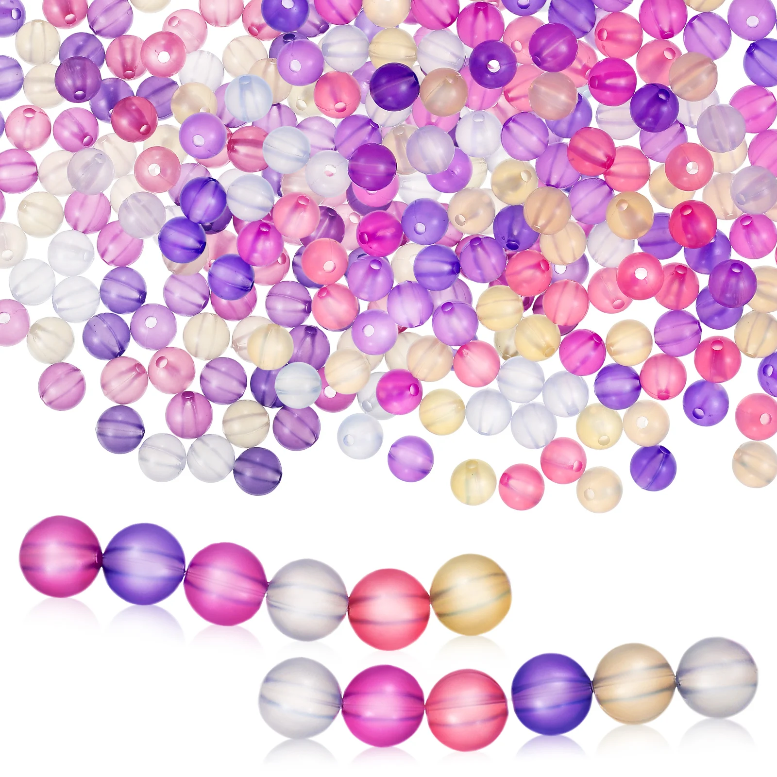 

Ultraviolet Color Changing Beads Uv for Bracelets Jewelry DIY Necklace Plastic Child
