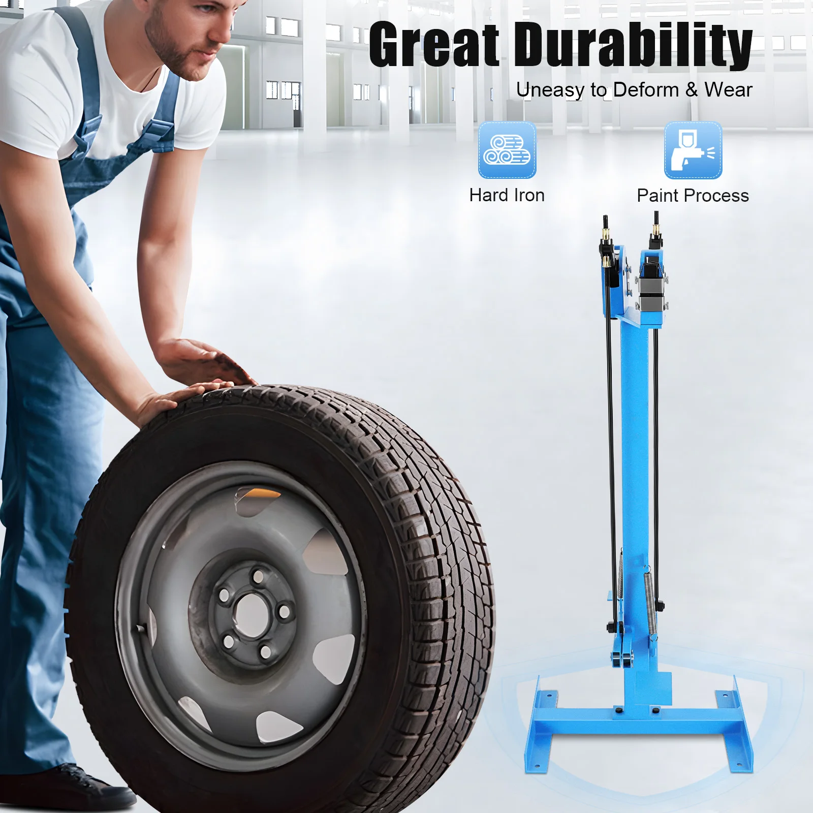 

Blue SS-18FD Metal Shrinker Stretcher High-Quality Iron - Painted Surface Enhances Durability, Resists Deformation&Damage