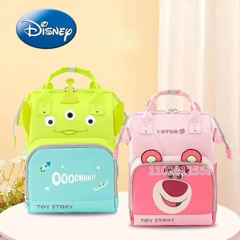 

Disney New Diaper Bag Backpack 3D Cartoon Fashion Baby Diaper Bag Large Capacity Baby Bag Multi Functional Women's Backpack