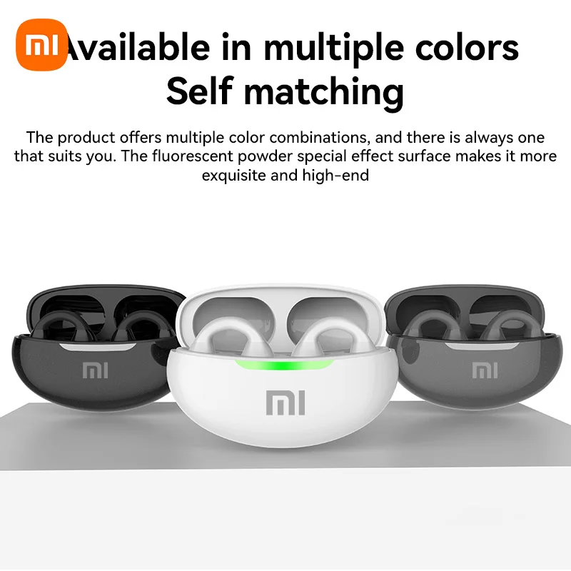 XIAOMI Oorclip TWS Draadloze oordopjes K10 Bluetooth 5.3 Oortelefoon Beengeleiding Sport Headset Waterdichte oorbelhoofdtelefoon