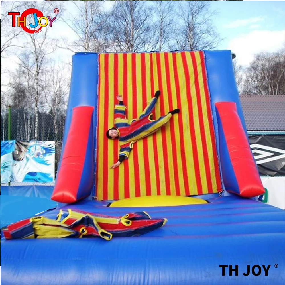 Zabawna dmuchana ściana lepkich skakania / dmuchany trampolin / skoczynka na karnawały / imprezy na świeżym powietrzu, dmuchana ściana do skakania i wspinaczki