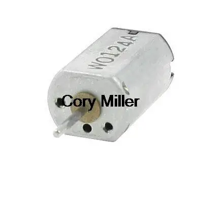 1Pc 2-Pin Connector 3V 0.01A 1000RPM N20 DC Mini Motor for Remote Control Car