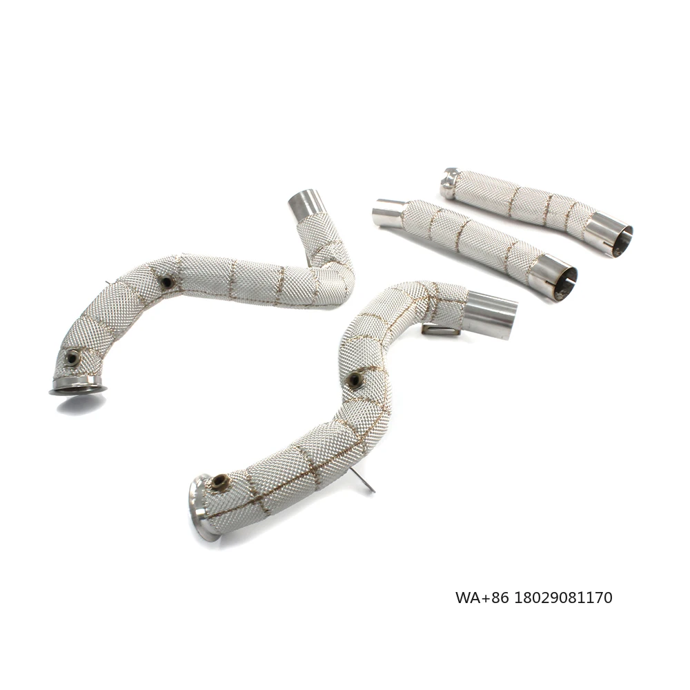 

Выхлопная труба для GT63/GT63S 4.0T 2019-2023, выхлопная труба из нержавеющей стали, выхлопная система автомобиля