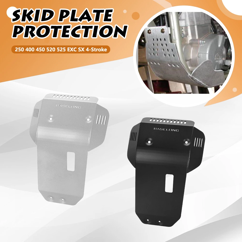 

For 400 450 520 525 EXC SX 4 Stroke Motorcycles Skid Plate Sump Engine Guard Protector 250 EXC 4-Stroke 2003 2004 2005 520SX