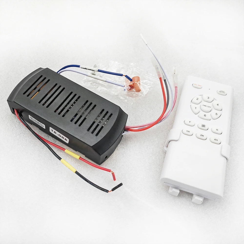 

Frequency Conversion Ceiling Fan Remote Control Kit Light High Voltage 6-Speed Remote Receiver Controller, Easy To Use