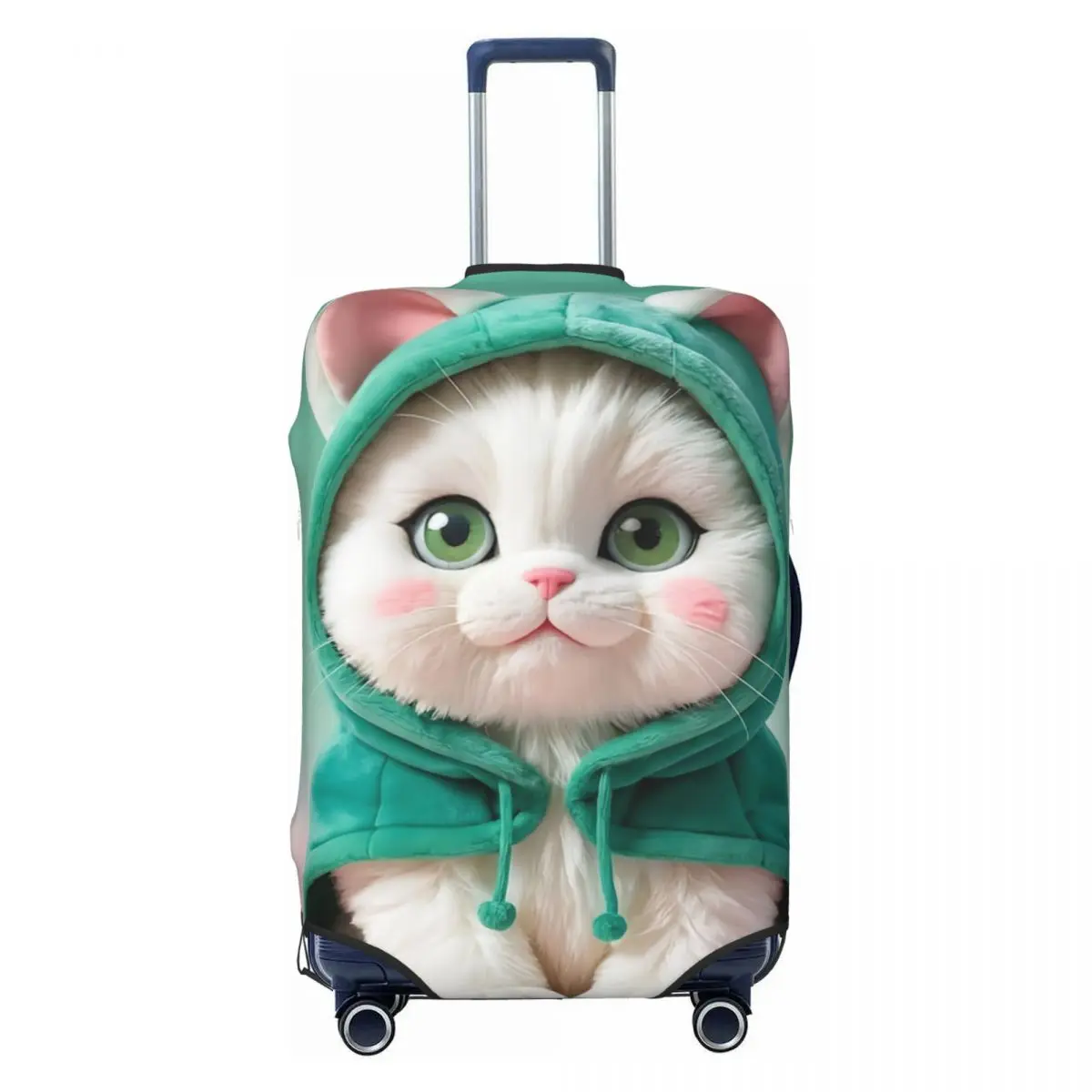 

Cute Cute Cat Luggage Cover Protector Washable Travel Suitcase Covers