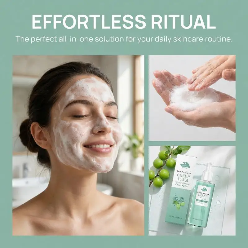 Makeup Remover Facial Gel Gentle Cleanser Hydrates Brightens Evens Skin Tone Daily Skincare Essential For Any Weather