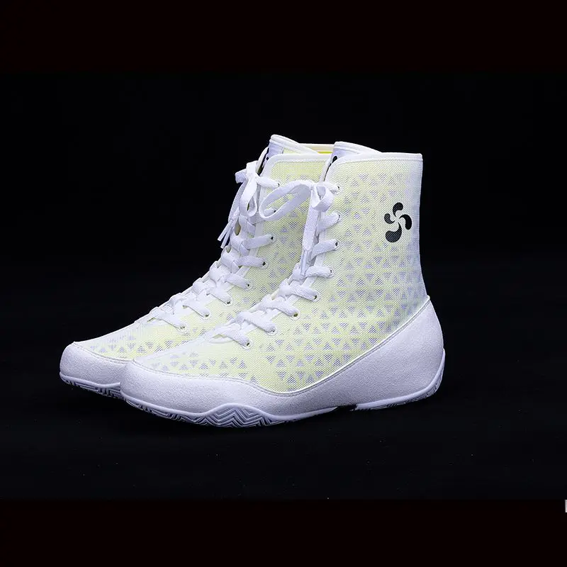 

Classic Black White Mens Wrestling Sneakers Professional Men Boxing Sport Shoes Anti-Slippery Indoor Gym Training Shoe