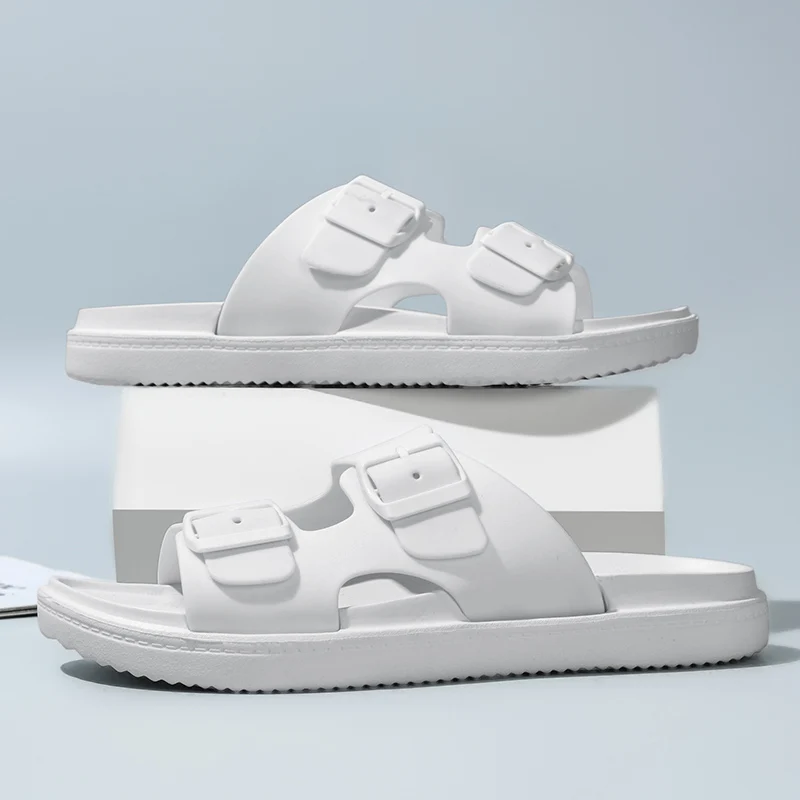 

Новая летняя мужская обувь, пляжные сандалии для занятий спортом на открытом воздухе, домашние полутапочки для двух носков, легкие, удобные, модные и универсальные тапочки, модные сандалии в стиле ретро