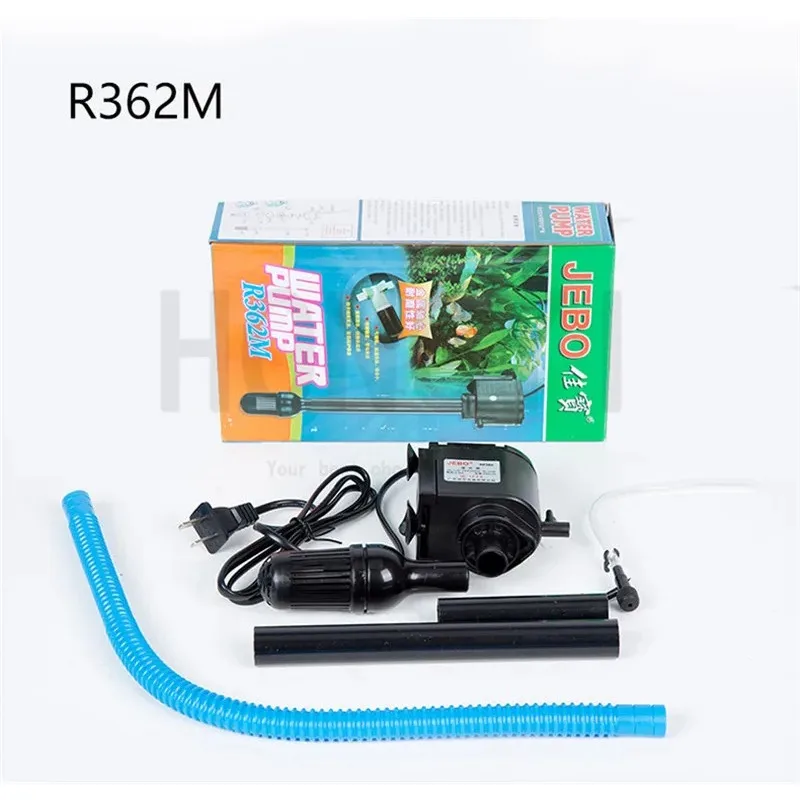 JEBO 1 piece aquarium mini multifunction water pump R362M R375M R119M air compressor+internal filter+water circulating 220-240V