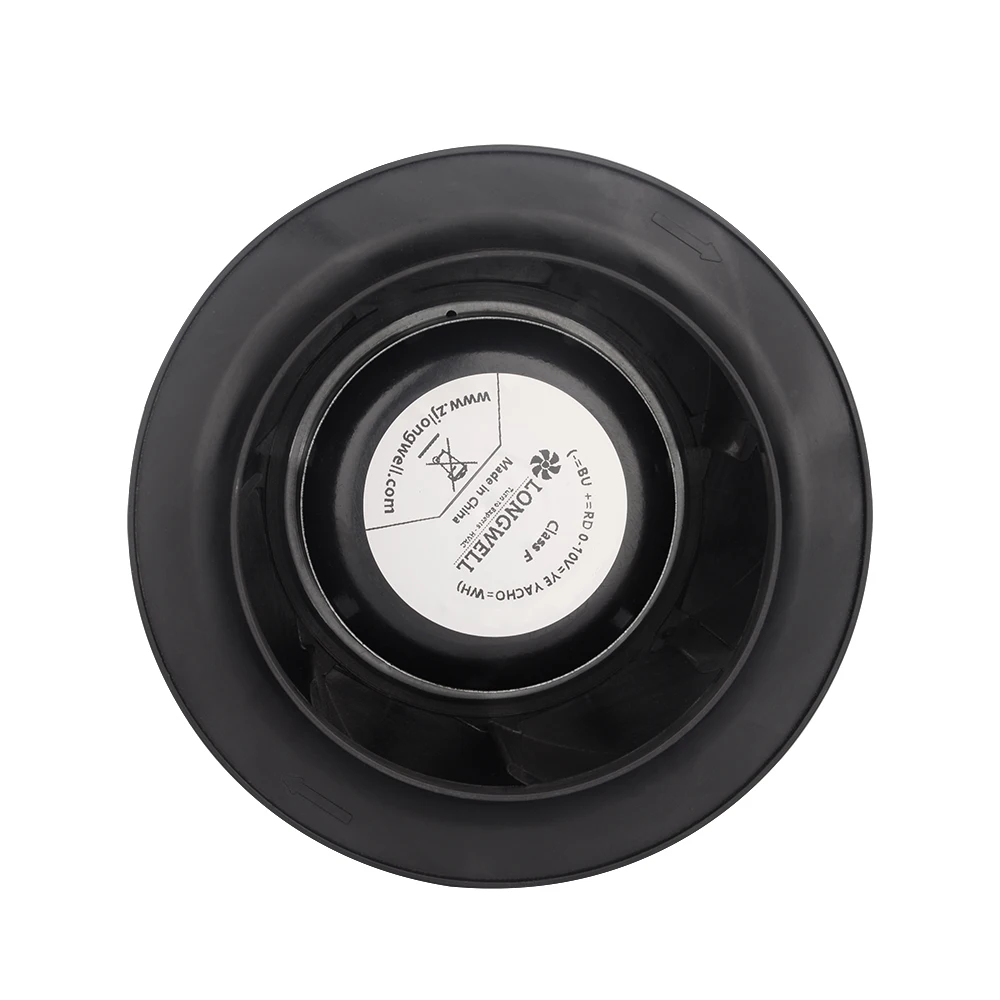 FANSEXPERT 155 مم محرك EC 230 فولت 40 وات مروحة طرد مركزي منحنية للخلف