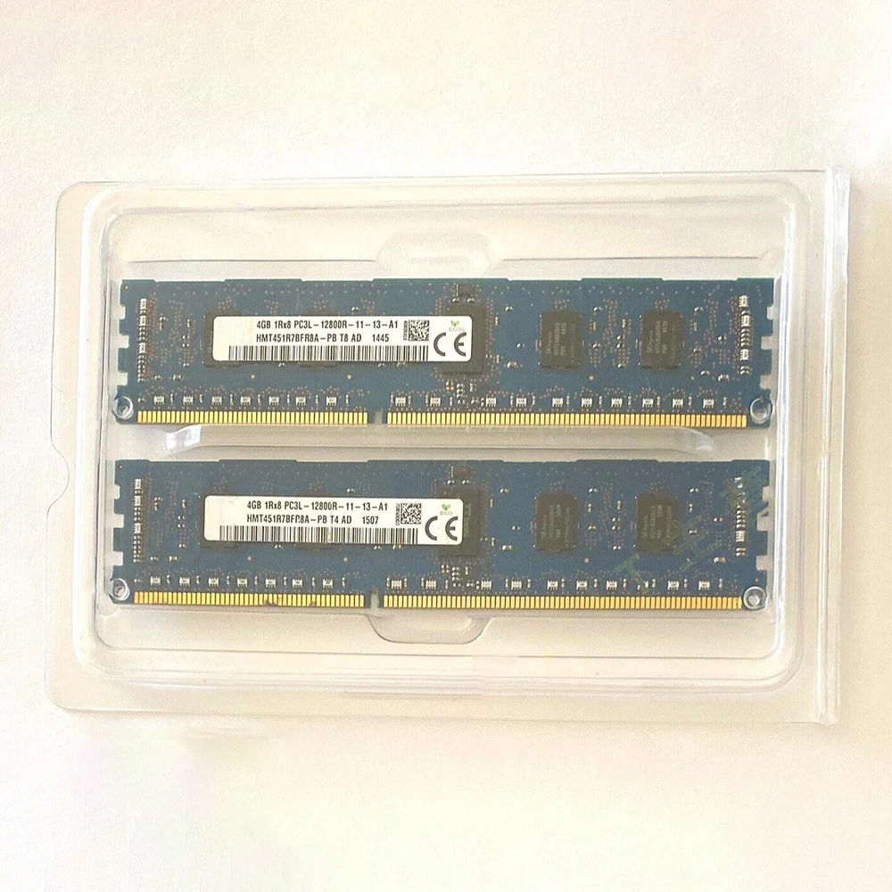 

1PCS HMT451R7BFR8A-PB 4GB PC3L 12800R 1Rx8 ECC For SKhynix Server Memory