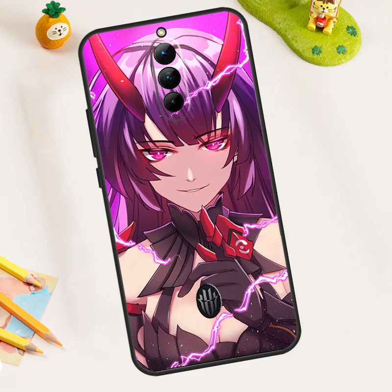 Herrscher of Thunder Honkai Impact 3 Case For ZTE Nubia Red Magic 8S Pro 9 Pro Plus RedMagic 8 Pro 7 7S 6 6S Pro 5S 5G 6R Cover