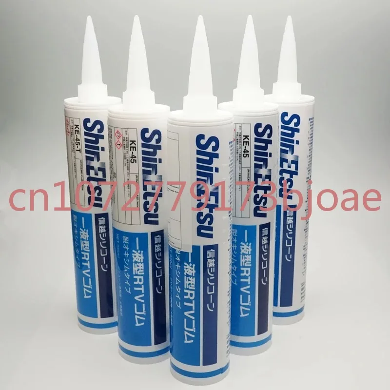 1PCS Japan Shin-Etsu KE-45-W T B G R Electronic Sealant ShinEtsu Shin-Etsu Glass Glue Fixed Waterproof