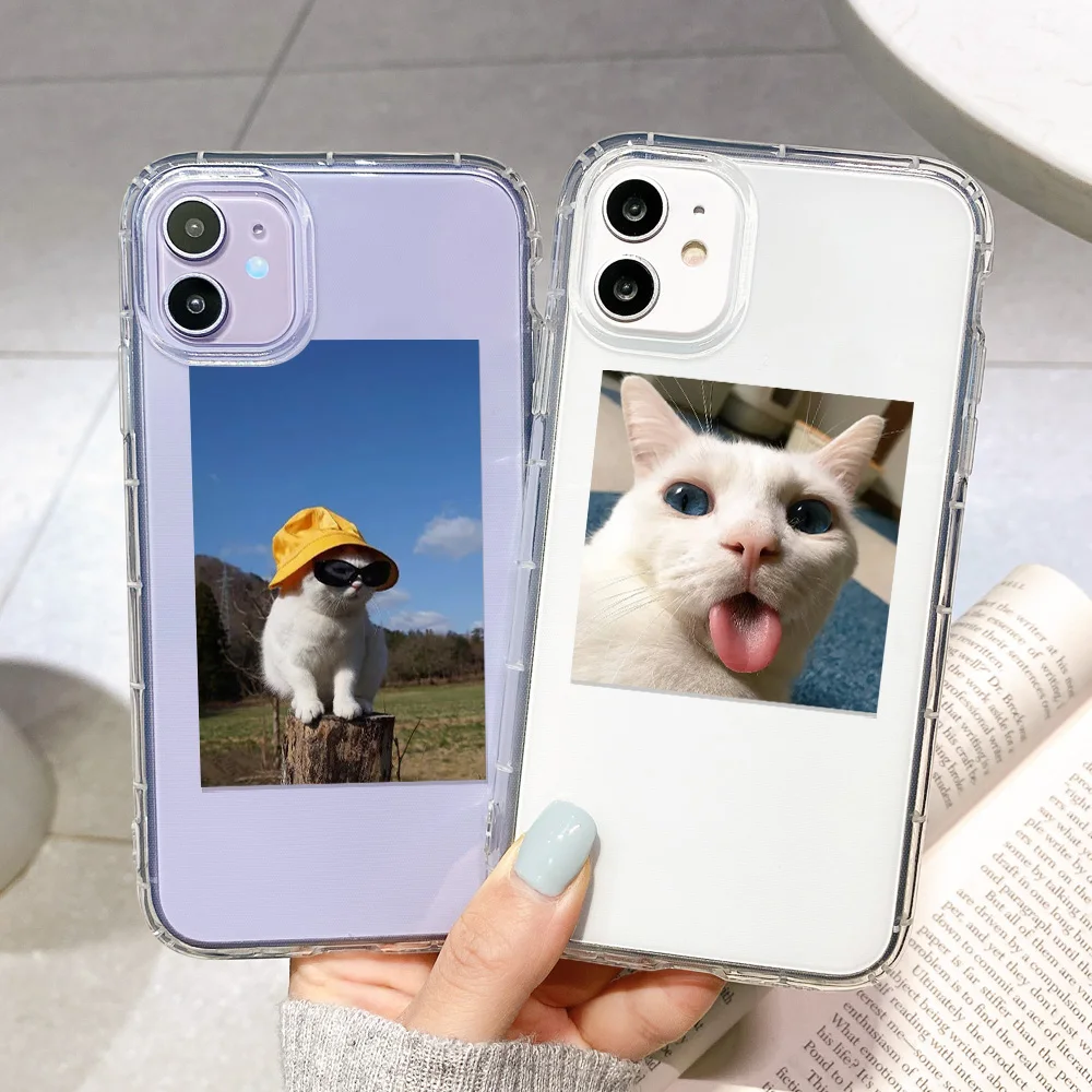 Coque antichoc motif chat pour iPhone 17 Pro Max, compatible avec iPhone 17, 16, 15, 14 Pro Max, XR, 7, 8, SE 2020, X, Xs, 6, 6s Plus, 13 Mini