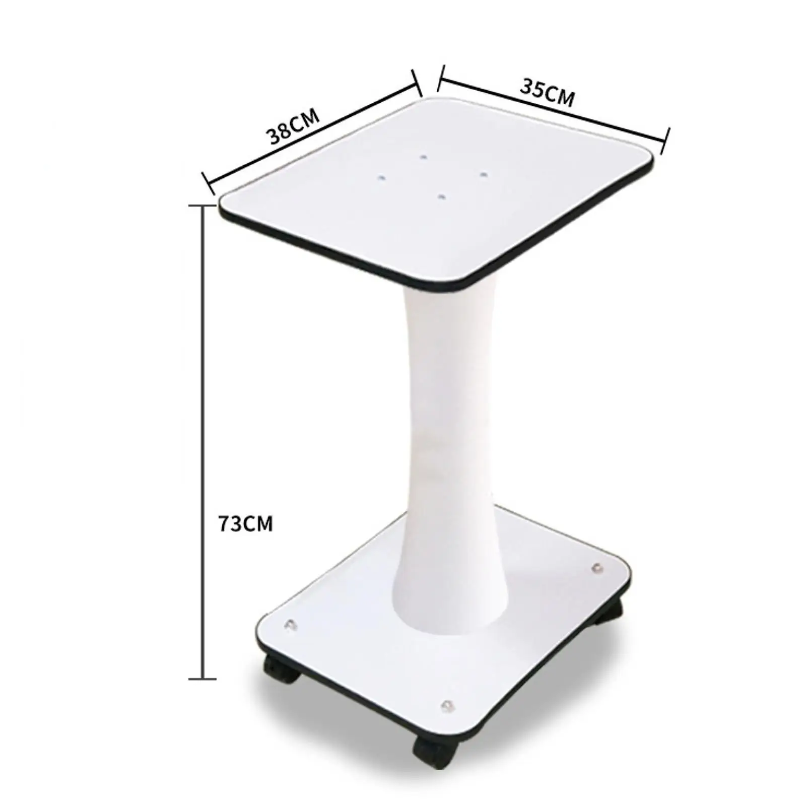 Beauty Rolling Trolley Cart Salon Table Trolley Stand for Office Home Salon