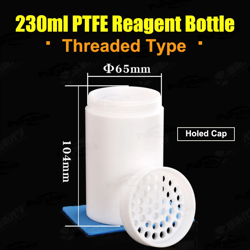 PTFE-Schraubverschluss-Reagenzflasche Hochtemperaturbeständig Säure- und Alkalibeständig mit Deckel Verschiedene Größen Labor-Aufbewahrungsflasche – Detail 35