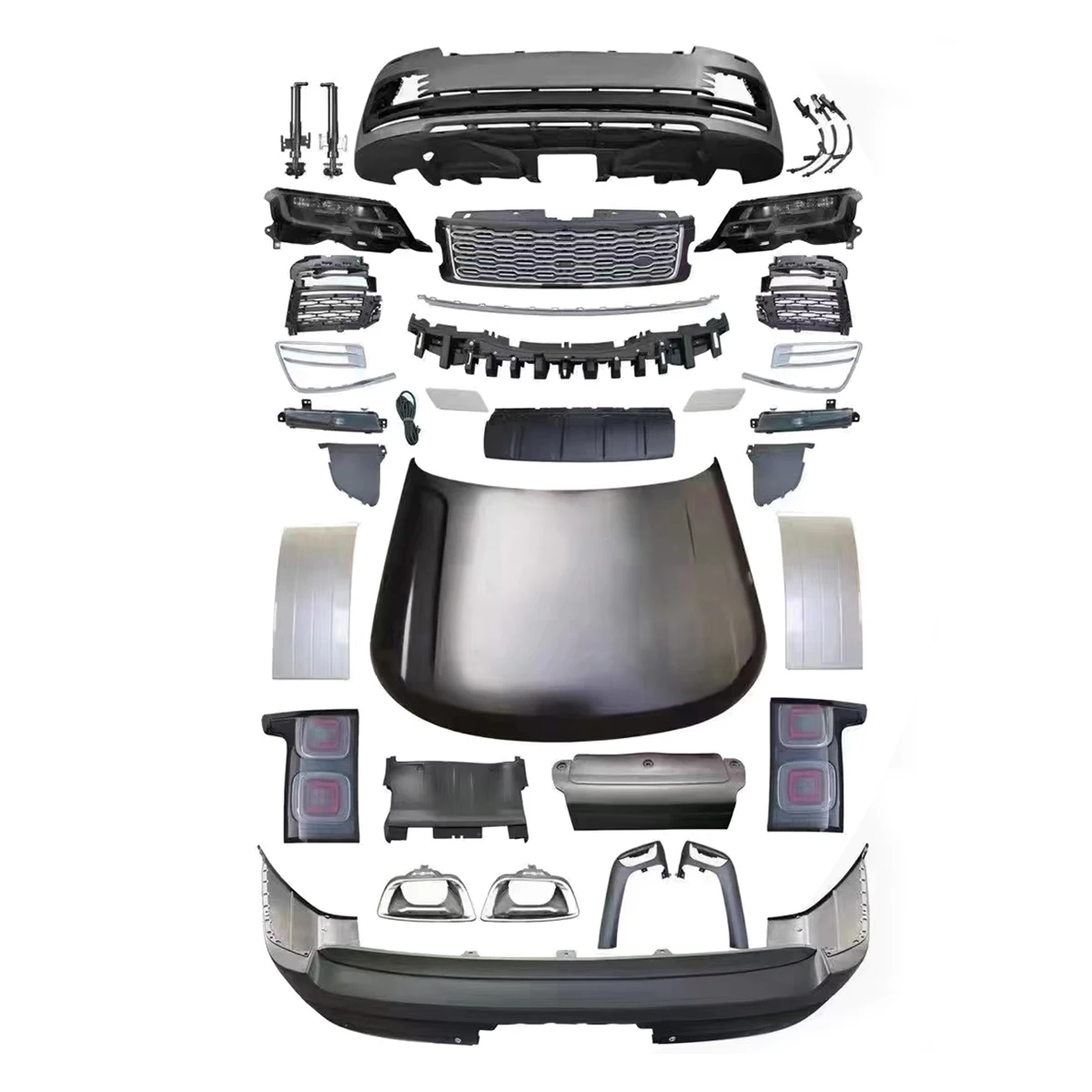 

ST Car Full Body Kit For Land Rover VOGUE FULL BODY KIT With Door Engine hood Lights