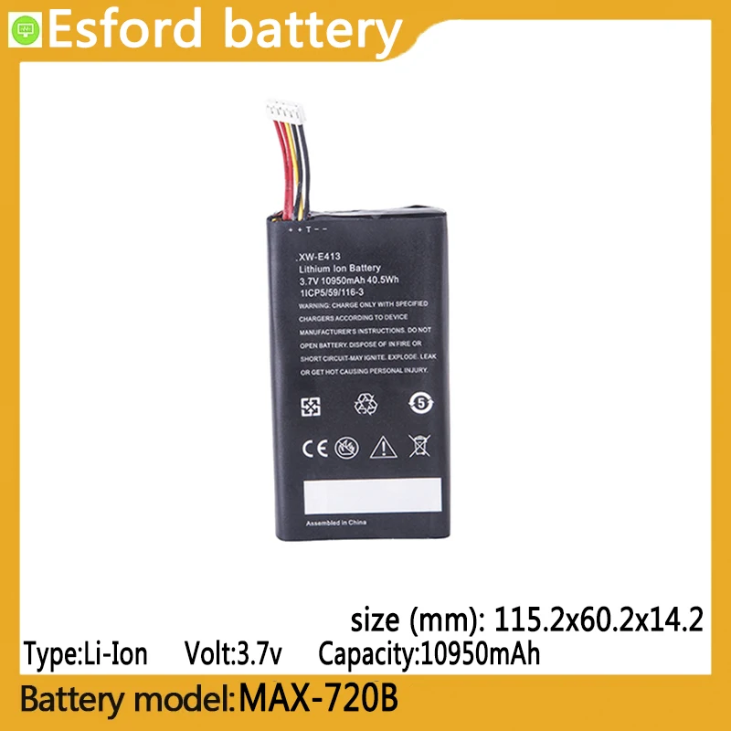 

MAX-720B Cpacity3400mAh. 14.4V li-ion battery, suitable for Et AETeP MAX-710B,MAX-715B,MAX-720B ,MAX-720C，otdr