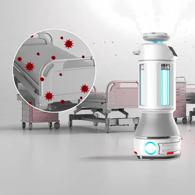 Automatic Disinfection Machine Hotel Intelligent Disinfection Spray Robot Hospital Ward Atomization Machine Disinfection Robot