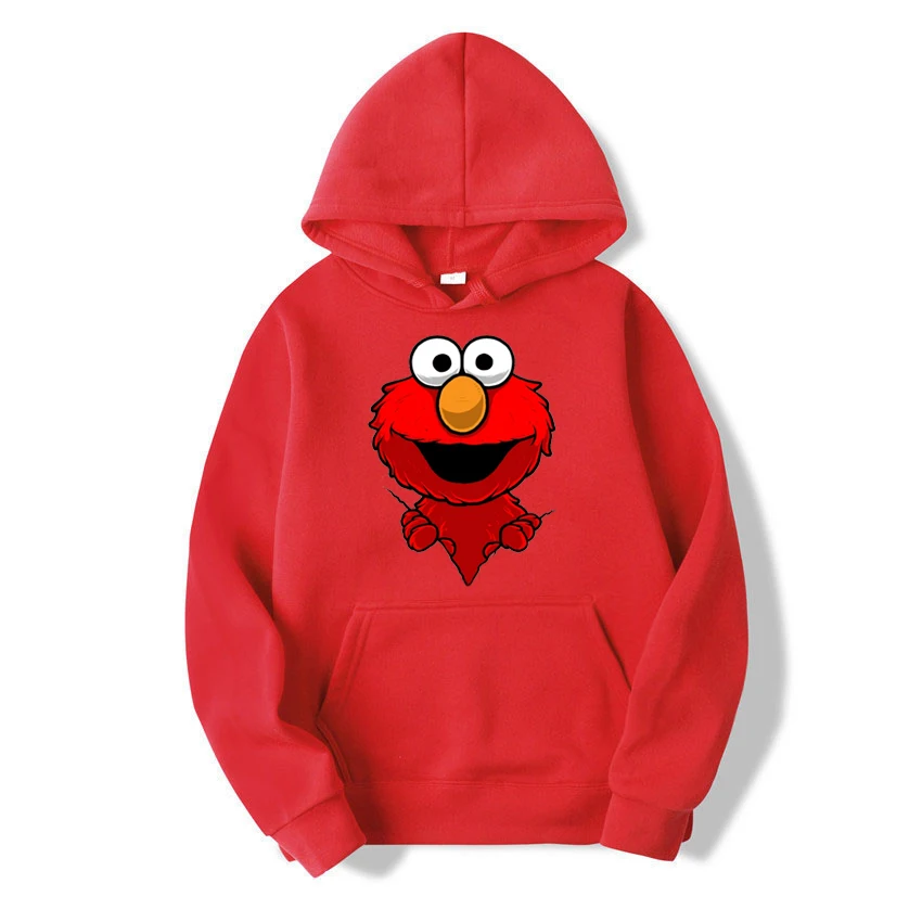 Men's Cartoon Autumn/Winter New Elmo Casual Sports Hoodie Women's Street Fashion Couple street pullover