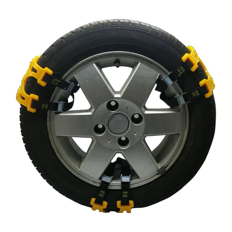 

Snow quick loading and unloading emergency snow chain cold-resistant wear-resistant buckle type self-driving chain snow chain