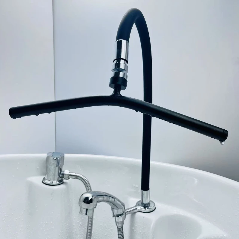 

Кран для шампуня-кровати, встроенный двойной выпуск воды, парикмахерская, керамическая раковина, специальная циркуляция воды, обработка головы