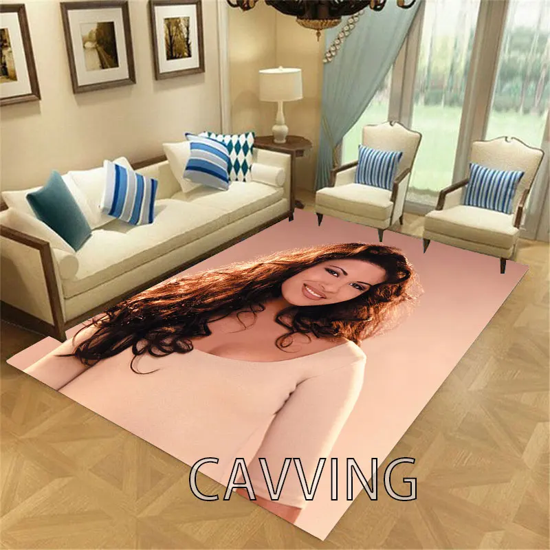 

Selena Quintanilla 3D Printed Carpets Flannel Rugs Anti-slip Large Rug Carpet Home Decoration for Living Room Bedroom Decor