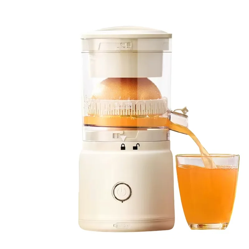 Electric Citrus Small Juicer 12000 RPM Rechargeable Portable USB Cleaning Brush 600ml Capacity Fruit Orange Lemon Grapefruit